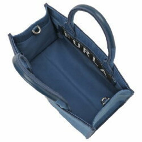 Furla Opportunity Tote Blue Crossbody Denim Bag - Picture 3 of 3
